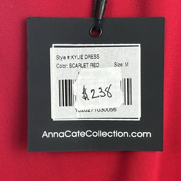 Anna Cate Kylie Dress Scarlet Red Medium - Picture 2 of 13